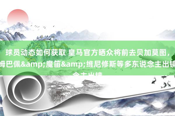 球员动态如何获取 皇马官方晒众将前去贝加莫图，姆巴佩&魔笛&维尼修斯等多东说念主出镜