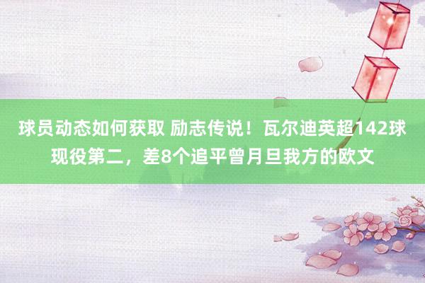 球员动态如何获取 励志传说！瓦尔迪英超142球现役第二，差8个追平曾月旦我方的欧文