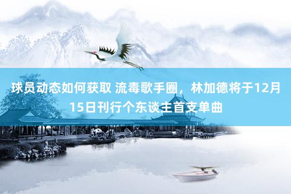 球员动态如何获取 流毒歌手圈，林加德将于12月15日刊行个东谈主首支单曲