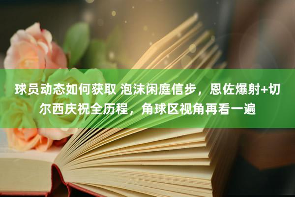 球员动态如何获取 泡沫闲庭信步，恩佐爆射+切尔西庆祝全历程，角球区视角再看一遍